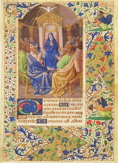 Descent of the Holy Spirit by French School